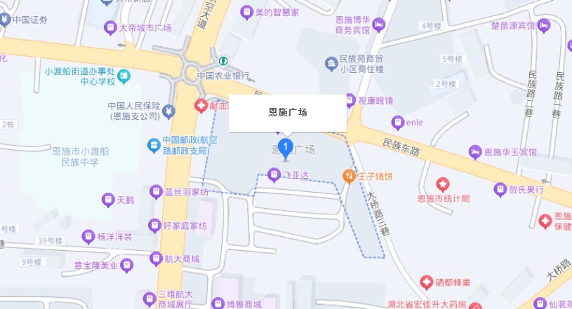恩施家博会交通路线地图